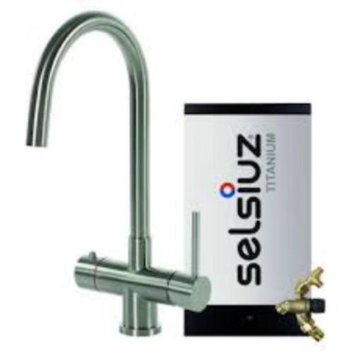 Selsiuz | Push & Turn rond Rvs | Titanium combi extra boiler, Doe-het-zelf en Verbouw, Sanitair, Nieuw, Kraan, Rvs, Ophalen