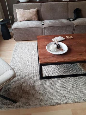 Vloerkleed Beige 160 x 230 Beige Type Burley  beschikbaar voor biedingen