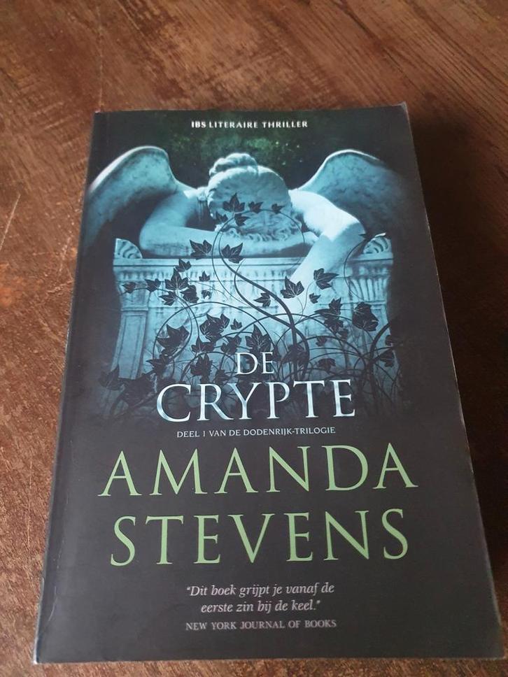 De Crypte - Amanda Stevens (Thriller), Boeken, Thrillers, Zo goed als nieuw, Nederland, Ophalen of Verzenden