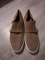Bruine Suede Loafers met Gesp - Maat 44, Ophalen of Verzenden, Zo goed als nieuw, Bruin, Loafers