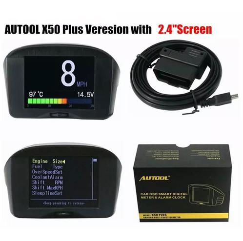 Autool X50 Plus Auto Obd Multi-Functie Smart Digitale Meter, Auto diversen, Onderhoudsmiddelen, Ophalen of Verzenden