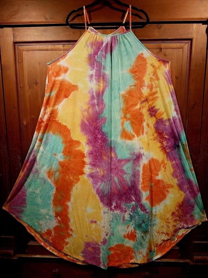Oversized kleurige tie dye jurk multi color, Kleding | Dames, Grote Maten, Nieuw, Jurk, Ophalen of Verzenden