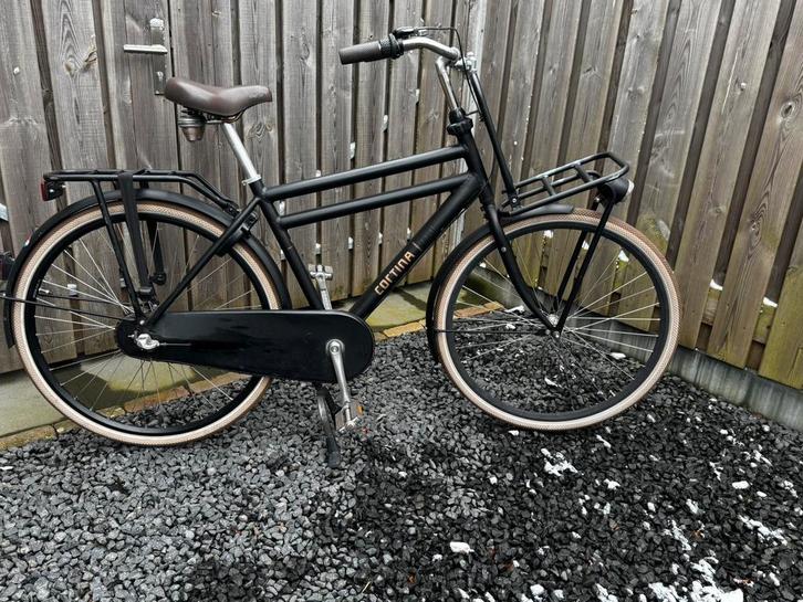 Cortina U4 transportfiets 50cm, Fietsen en Brommers, Fietsen | Heren | Herenfietsen, Gebruikt, Overige merken, 49 tot 53 cm, Versnellingen