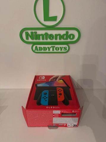 Nintendo switch Oled incl 9 Spellen oa Mario topspellen beschikbaar voor biedingen