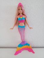 Barbie Dreamtopia Rainbow Lights Mermaid DHC40, Ophalen of Verzenden, Gebruikt, Barbie