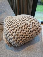 Handgemaakte gebreide plaid, Scandinavisch, Ophalen of Verzenden, Zo goed als nieuw, Stof