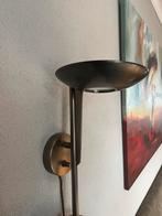 Prachtige vintage messing Frantzen wandlamp, Ophalen of Verzenden