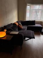 Zwarte Hoekbank met Relaxfunctie - Wegens Verhuizing!, Huis en Inrichting, Banken | Bankstellen, Ophalen, Gebruikt, Hoekbank, 300 cm of meer