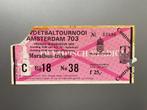 Ticket Ajax - Int. Voetbaltournooi 703 (1978), Verzenden, Gebruikt, Ajax, Overige typen
