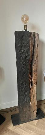 Vloerlamp spoorbiels, Ophalen, Gebruikt, Hout, 100 tot 150 cm