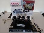 Monacor AXR-104 Videorecorder + 4 cameras, Gebruikt, Ophalen of Verzenden