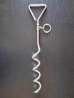 Metalen grondpin voor o.a. hondenlijn aan vast te maken, Ophalen of Verzenden, Nieuw