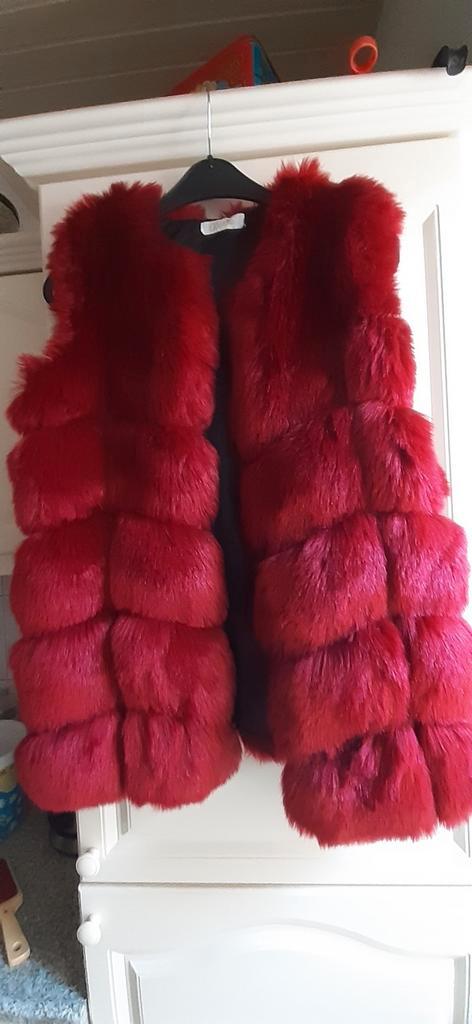 Body Warmer, Kleding | Dames, Bodywarmers, Zo goed als nieuw, Rood, Ophalen of Verzenden