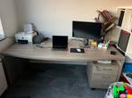 Ruim bureau met ladeblok | Directeur bureau | buro, Ophalen, Met wielen, Gebruikt, Bureau