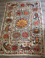 Oezbekistan/Turkije Handgemaakt borduurtextiel zijde/katoen, Antiek en Kunst, Ophalen of Verzenden