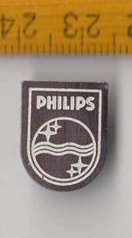 Philips Radio Logo embleem schildje Blik A, Antiek en Kunst, Antiek | Tv's en Audio, Ophalen of Verzenden