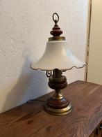 Vintage Tafellamp, Huis en Inrichting, Lampen | Vloerlampen, Ophalen, Gebruikt, Glas, Minder dan 100 cm