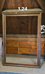 Oude grote houten schilderijlijst, Huis en Inrichting, Woonaccessoires | Lijsten, Ophalen, Gebruikt, 125 cm of meer, 75 cm of meer