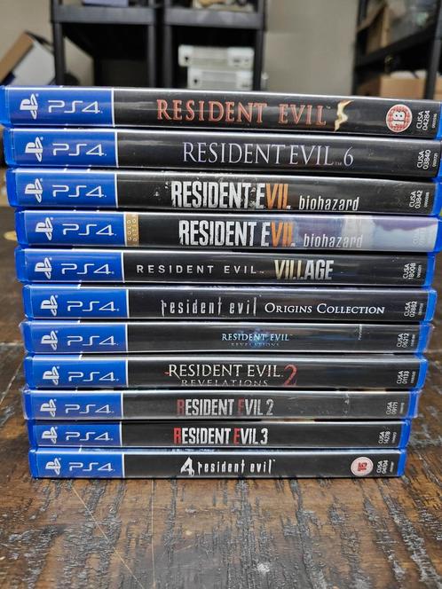 Resident Evil PS4 Games - Complete Collectie, Spelcomputers en Games, Games | Sony PlayStation 4, Zo goed als nieuw, Shooter, 1 speler
