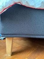 King size bed Jensen met topper 180 x 200, Ophalen, Blauw, Tweepersoons, Zo goed als nieuw