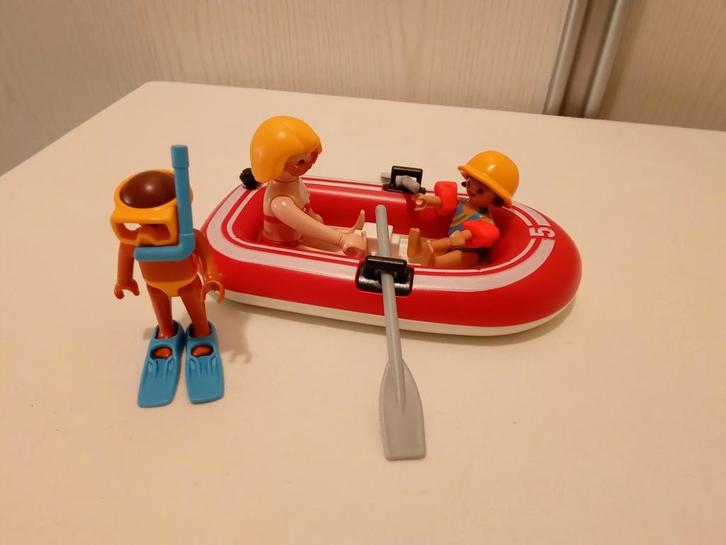 Playmobil 5439 vakantie in bootje compleet, Kinderen en Baby's, Speelgoed | Playmobil, Zo goed als nieuw, Complete set, Ophalen of Verzenden