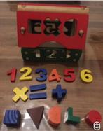 Houten huisje met cijfers, Ophalen of Verzenden, Gebruikt, Overige typen