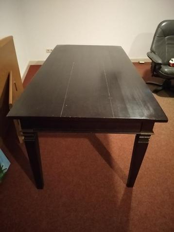 Eettafel met lade, teakhout  beschikbaar voor biedingen