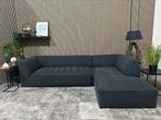 “GRATIS LEVERING” Blauwe 3 delige hoekbank! 365x190, 250 tot 300 cm, 125 tot 150 cm, Ophalen of Verzenden, Zo goed als nieuw
