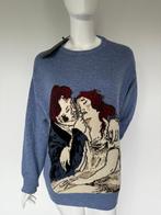ORIGINEEL ISABEL MARANT ISSOPER VEST NAVI BLAUW WIT DAMES S, Enfants Riches Déprimés, Blauw, Nieuw, Ophalen of Verzenden