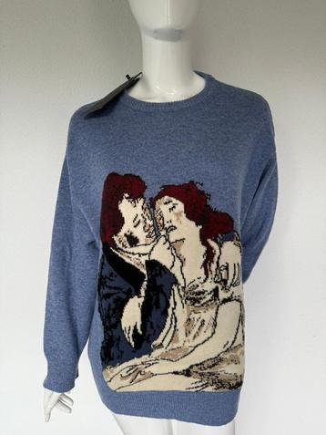 ORIGINEEL ISABEL MARANT ISSOPER VEST NAVI BLAUW WIT DAMES S beschikbaar voor biedingen