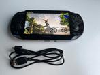PS Vita OLED 128GB opslag, Spelcomputers en Games, Ophalen of Verzenden, Gebruikt, Zwart, Met games