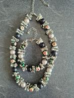 Ketting met armband, Sieraden, Tassen en Uiterlijk, Kettingen, Ophalen of Verzenden, Zo goed als nieuw, Overige materialen, Verstelbaar