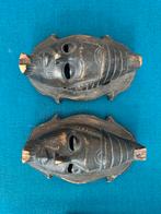 Indonesische houten maskers (2 stuks), Antiek en Kunst, Ophalen of Verzenden