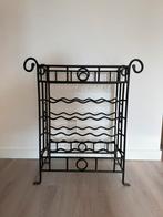 Prachtig gietijzeren wijnrek, Ophalen, Zo goed als nieuw, 25 flessen of meer, Metaal