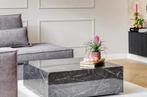 Salontafel marmer westwing zwart, Huis en Inrichting, Ophalen, Overige materialen, 50 tot 100 cm, Klassiek, modern, hip