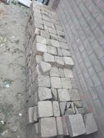 Gebruikte straatstenen +/- 21m2, Doe-het-zelf en Verbouw, Metselstenen, Ophalen, Gebruikt, Beton