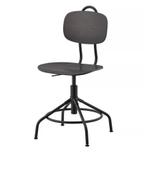 2 IKEA kullaberg bureau stoelen, Ophalen, Zo goed als nieuw, Zwart, Bureaustoel