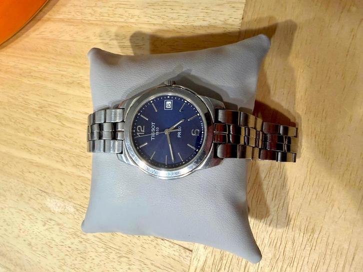 Tissot PR50, Sieraden, Tassen en Uiterlijk, Horloges | Heren, Gebruikt, Polshorloge, Overige merken, Staal, Ophalen of Verzenden