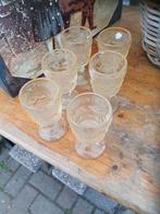 Oude port glaasjes/glas bewerkte glaasjes, Antiek en Kunst, Antiek | Glas en Kristal, Ophalen of Verzenden