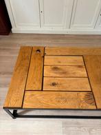 Prachtige mango houten salontafel, 100 tot 150 cm, Zo goed als nieuw, Metaal, Minder dan 50 cm