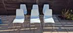 6 design stoelen stapelbaar Lei Bonaldo by Dondoli e Pocci, Ophalen, Gebruikt, Wit, Design stapelbaar