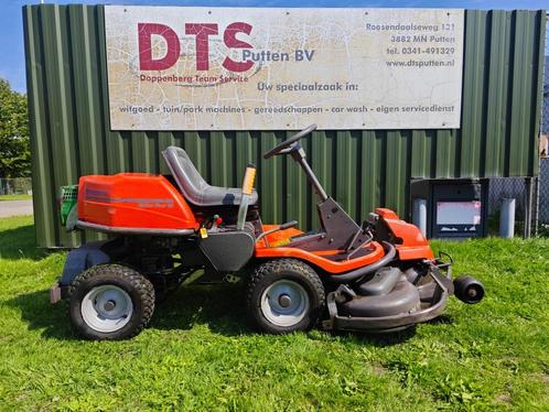 Husqvarna pro 15 zitmaaier, Tuin en Terras, Zitmaaiers, Gebruikt, 90 tot 120 cm, Elektrische starter, Mulchfunctie, Ophalen