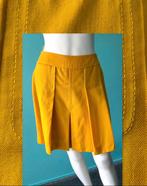 Vintage originele jaren 70 rok mosterdgeel maat 34, Verzenden, Geel, Vintage, Maat 34 (XS) of kleiner