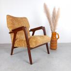 Vintage Wingback fauteuil jaren 50-60 gerestaureerd, Ophalen, Vintage Mid-Century design jaren 50 60 70, -, -