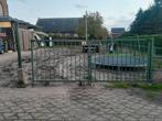 Poort + 10 mtr hekwerk, Tuin en Terras, Tuinhekken en Hekwerk, Ophalen, Zo goed als nieuw, IJzer