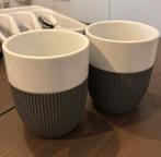 2x Gusta mokken, Huis en Inrichting, Keuken | Servies, Ophalen of Verzenden, Zo goed als nieuw, Overige stijlen, Kop(pen) en/of Schotel(s)