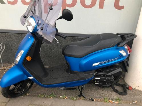 Sym Fiddle 2 50s EURO5 1522KM BLAUW, Fietsen en Brommers, Scooters | SYM, Zo goed als nieuw, Ophalen