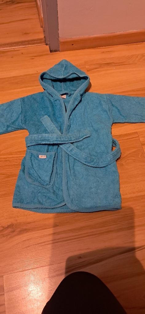 badjas maat 80 turquise, Kinderen en Baby's, Babykleding | Maat 80, Ophalen of Verzenden, Gebruikt, Jongetje of Meisje, Jasje