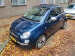 Fiat 500 0.8 C 2014 Blauw, Auto's, Fiat, Cabriolet, Handgeschakeld, Particulier, 30 €/maand