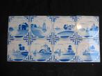 8 antieke tegels 15x15cm mooie landschappen delfts blauw, Antiek en Kunst, Antiek | Wandborden en Tegels, Ophalen of Verzenden